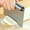 Generic Stainless Steel Dough Cutter with Measurements for Easy Cutting Pastry