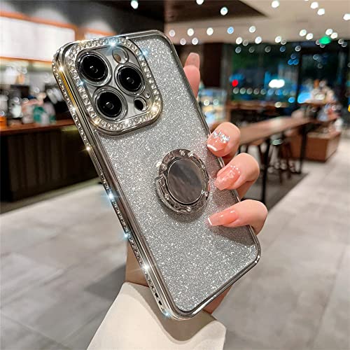 Coque pour iPhone 14 Pro silicone souple argent housse de protection mince