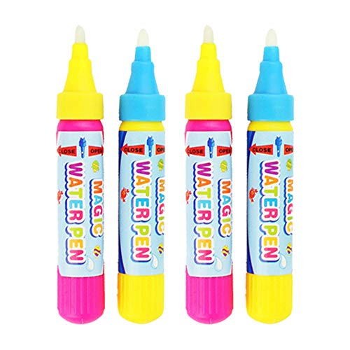 Rangebow Lot de 4 stylos de rechange Aqua Water pour tous les tapis de dessin et de peinture