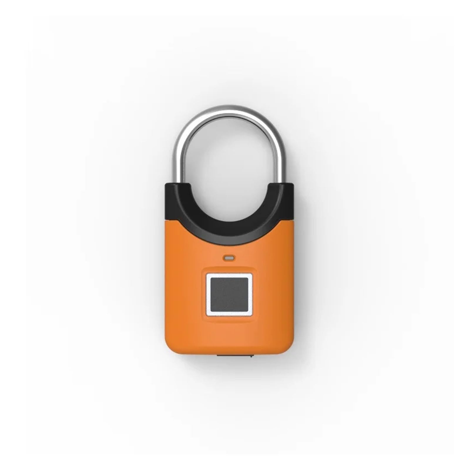 DIGNIFE Smart Door Lock, Mini Smart Fingerprint Padlock USB Charging Anti Theft Electronic Lock for Gym Locker Luggage Bike(Nero)