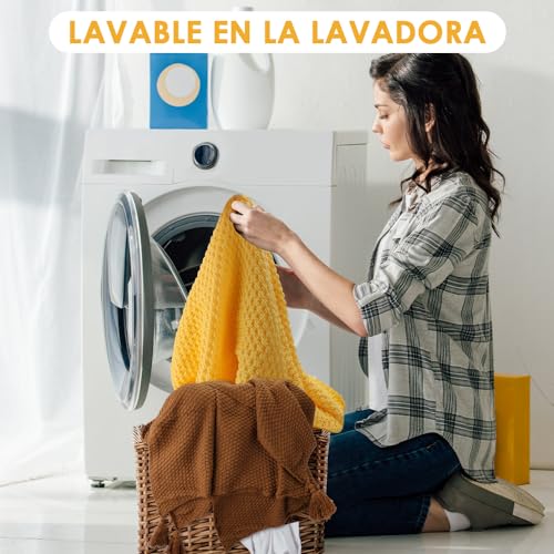 Review de Manta cama amarilla comprados en linea. 6 Imagen adicional