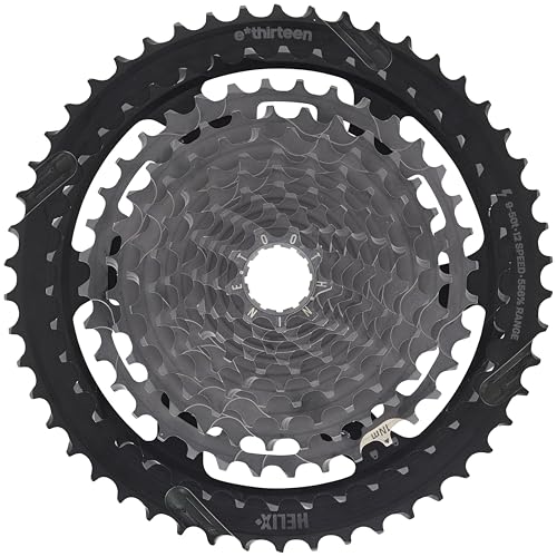 e*thirteen Helix Plus 12s Cassette - 9-50T, Black
