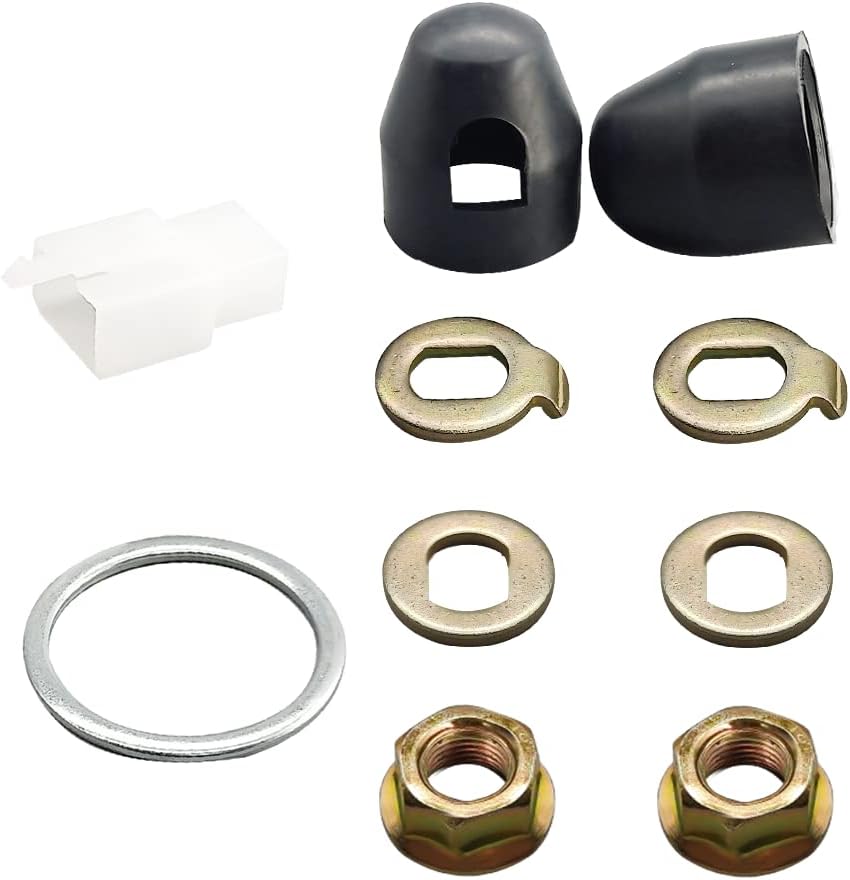 Sarini E-Bike Nabenmotor Muttern Set - Sicherheitsmuttern Mit Scheiben Für Besseren Halt