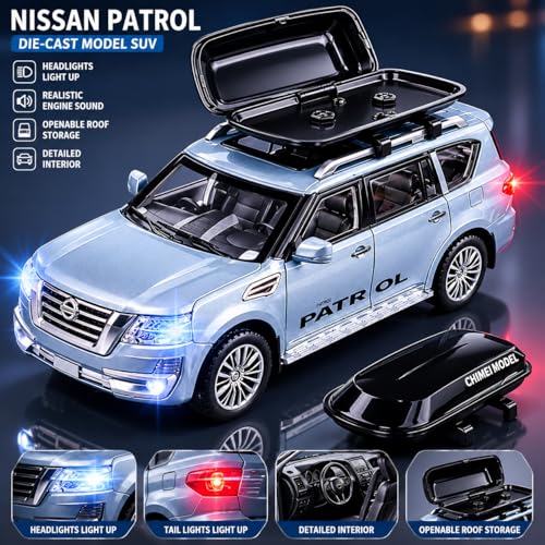 Image of Magicwand 1:32 Scale Die-Cast Nisssan Patrol with 6 Openable Doors,Pull Back Action,Blinking Lights & Music【Colors as Per Stock】【Pack of 1】