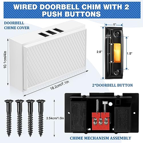 Saillong SL-SAILLONG-0361 Wired Door Bell Chime Kit thumb #3