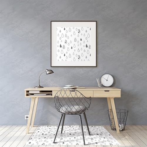 Tapis chaise 140x100 cm protège-sol PVC antidérapant pour bureau - 4