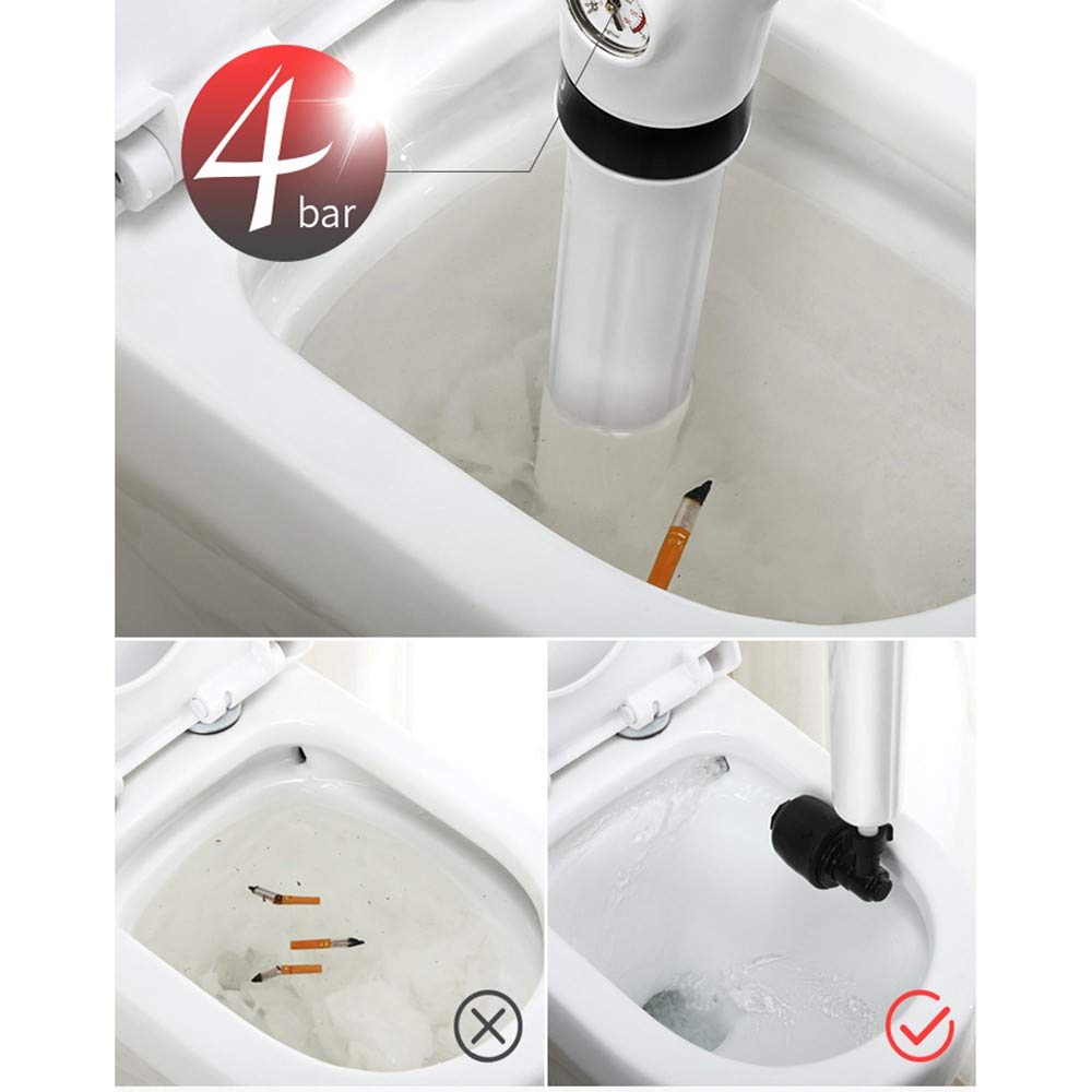 Toilettenkolben,Abflussreiniger Saugglocke - hochwertiger Hochdruck Abflussreiniger, zur schnellen und effektiven Rohrreinigung |Verstopfungen in Bad, Küche und WC