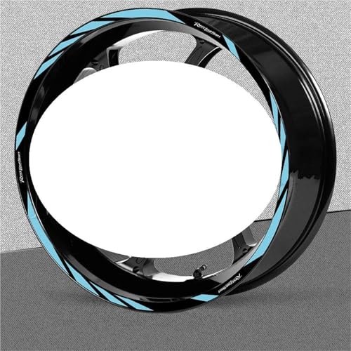 Felgen Aufkleber Motorrad-Felgenaufkleber Für Yamaha MT125 MT07 MT-125 MT-07 MT 125 07 Aufkleber Reflektierendes Streifenband Felge Motorrad Dekor Felgenaufkleber(Farbe 10)
