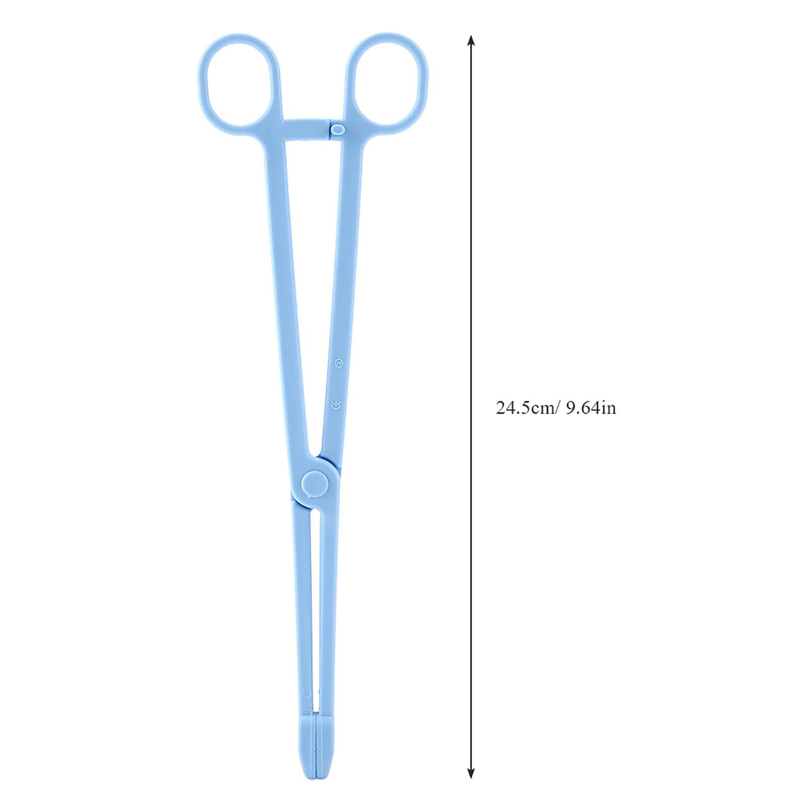 Clamp/Holder de Mascotas de Plástico Azul para la Alimentación de Reptiles - Clamp/Holder de Serpientes y Lagarto Duradero para Fácil Alimentación