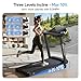 YPOO Treadmills for Home, Folding Treadmill with 8% Incline, 12km/h Walking Pad Foldable, Low Noise Walking Treadmill with Large Running Area, LED Display, 136kg Weight Capacity