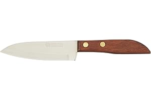 4" Paring Knife: Kom Kom Paring Knife with Wood Handle