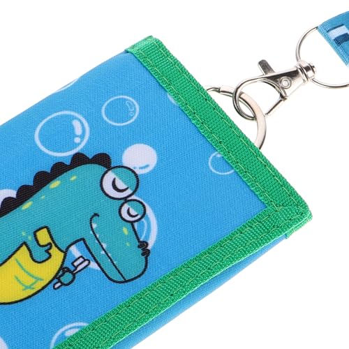 Billetera con cordón adolescentes cartera colgar dibujos animados monedero escolar 7