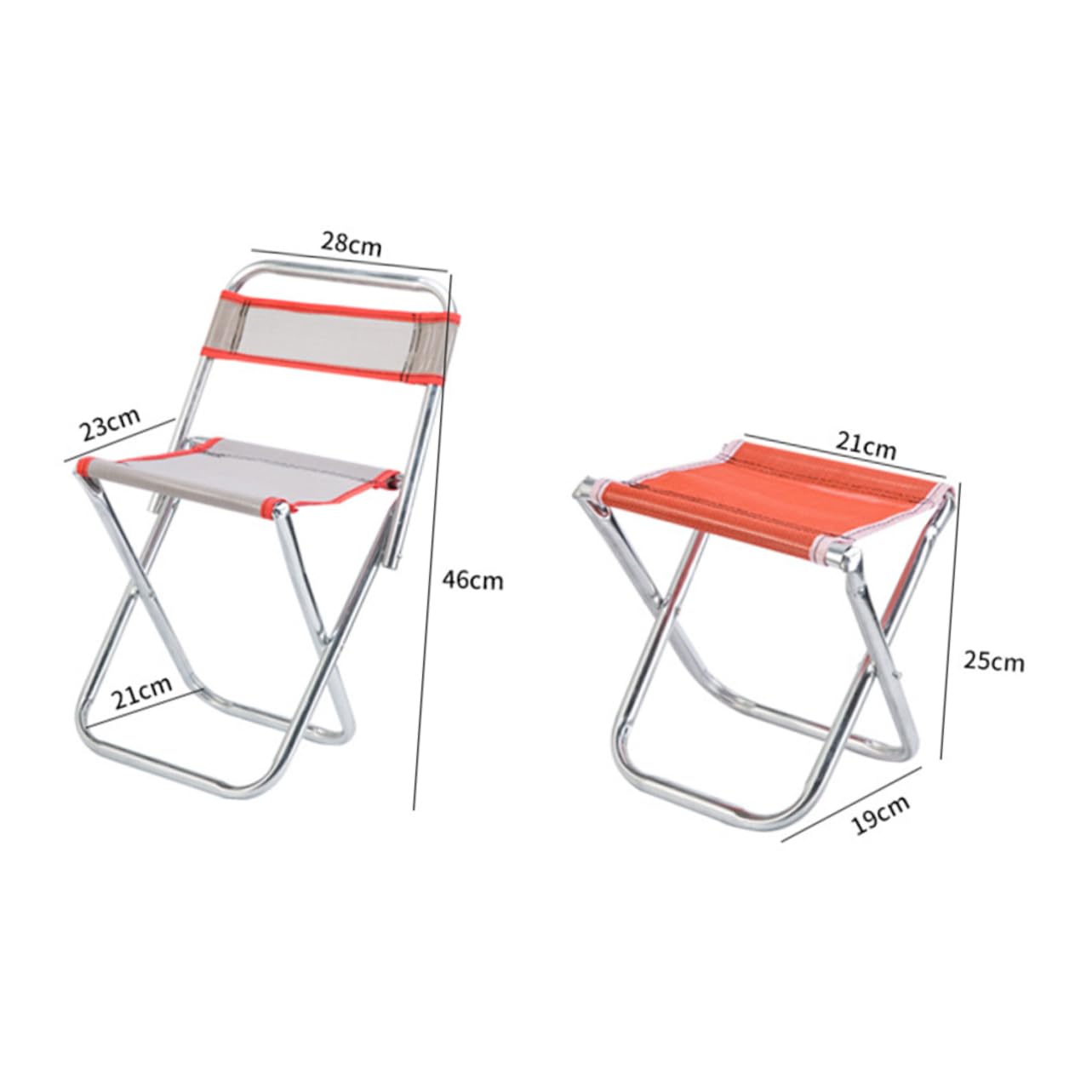 Mipcase Outdoor Collapsible Fishing Stool Lightweight Portable Folding Chair for Camping Travel and Beach Activities Random Color for Hiking and Fishing Enthusiasts