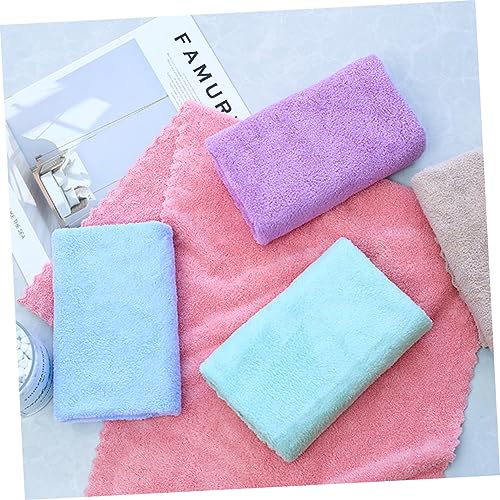 minkissy 5 Peças Toalhas De Maquiagem Pano De Maquiagem De Microfibra Toalhas De Cabelo De Microfibr