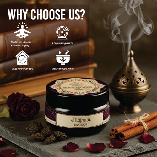 Image of Devdarshan Majmua Bakhoor (50g) Pack of 1| Premium Long-Lasting Oriental Aroma | Natural Resin for Home Fragrance, Meditation & Relaxation | Luxurious Scented Bakhoor