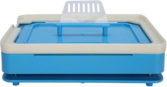 0# Capsule Filling Machine, 200 Holes Capsule Filler Manual DIY Capsule Powder Pressing Filling Machine Plate Blue