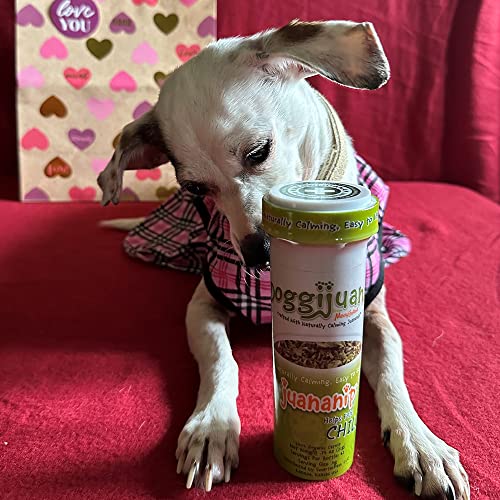 Image of Doggijuana Juananip Refill Bottle for Dogs, 2-Pack | Natural Calming Catnip | Organic ground calming catnip for dogs; natural aid for anxiety, storms & travel; grown in USA, refill for toys & beds