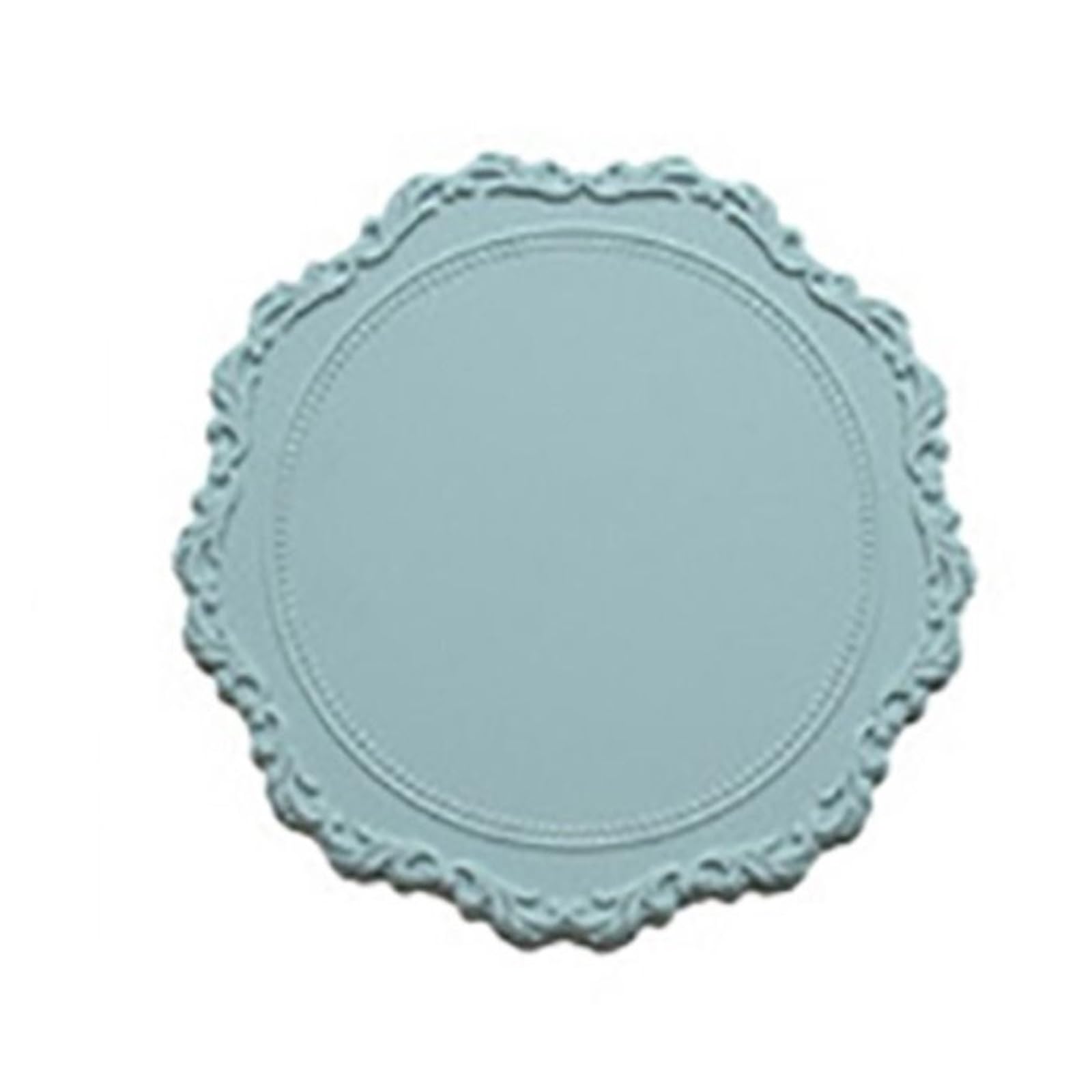 10Pcs Table Decoration Round Tableware Pad Non-slip Silicone Coaster Placemat Cup Mat for Cap(Color3)
