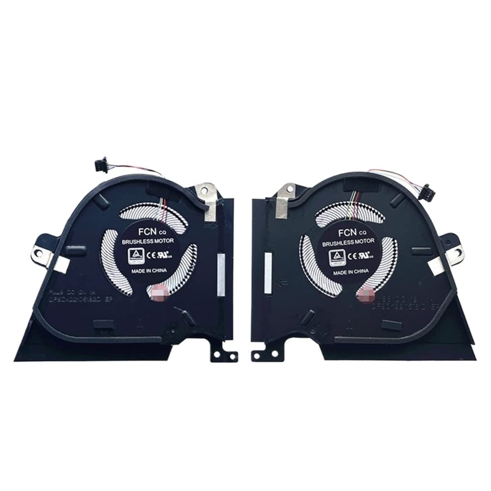 Części do laptopów Nowy wentylator do procesora GPU laptopa chłodnica Notebook PC dla ASUS ROG Zephyrus Duo 15 GX550 GX550LXS GX550LWS GX550Q FMB8 FMB9 DC12V 1A(GPU FAN (FMB9))