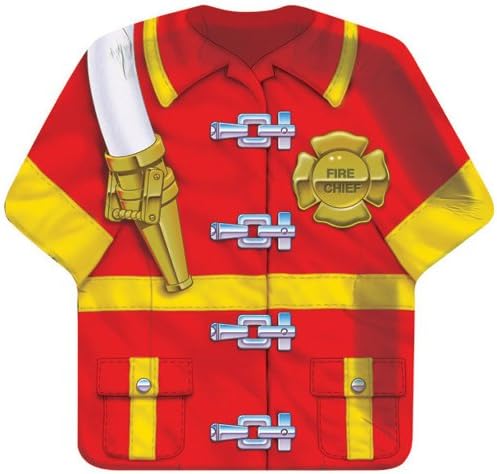 Firefighter Jacket Lunch Plates 8ct