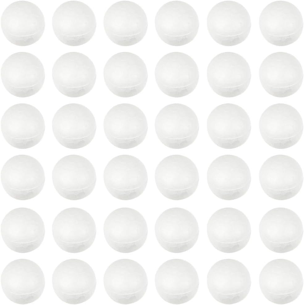 Vaguelly 500 Pcs 0.39 Inch White Foam Balls Polystyrene Craft Balls for DIY Wedding Party Decor Christmas Ornaments Art and Craft Supplies