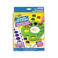 CRAYOLA Washable Pop & Paint Watercolour Palette