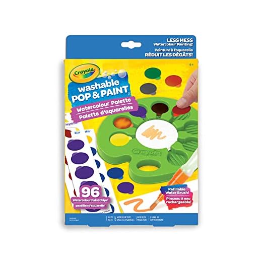 Crayola Washable Pop & Paint Watercolour Palette