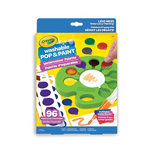 CRAYOLA Washable Pop & Paint Watercolour Palette by Crayola - Used condition - US$15.11