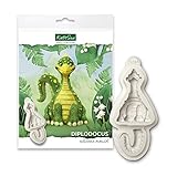 Diplodocus Dinosaur Silicone Mold for Cake Decorating, Crafts, Cupcakes, Sugarcraft, Candies, Chocolate, Card Making and Clay, Food Safe Approved, Made in the UK