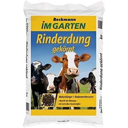 Rinderdung Naturdünger Gartendünger gekörnt 25 kg für ca. 150 m²
