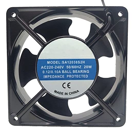 Ventilateur de refroidissement 220V 120x120x38 mm 20W pour boîtier électrique