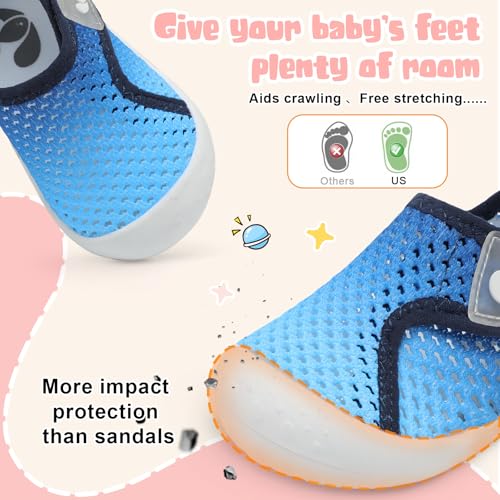 FEETCITY Wide Baby Water Shoes Boys Girls Barefoot Shoes Quick-Dry Kids Aqua Socks for Beach Swim Pool2