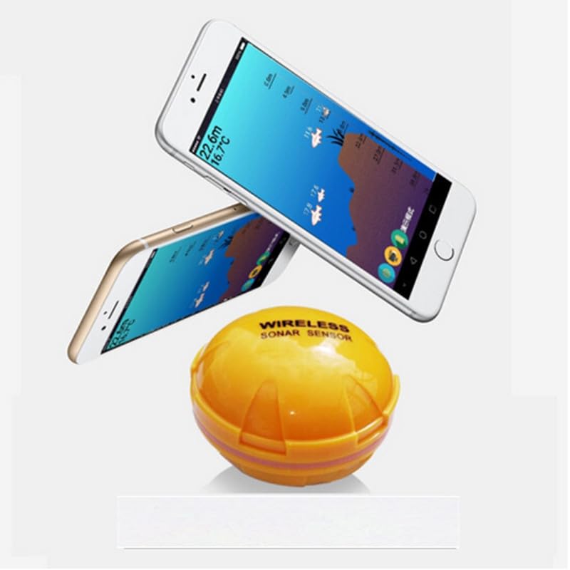 Smart Fish Finder, Fish Depth Finder Sonar Sensor Transducer for Boat Fishing & Sea Fishing