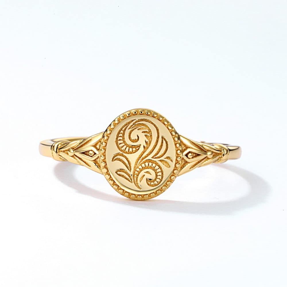 Anello In Argento Sterling 925,Anelli Robusti Regolabili Per Donna Vintage Incisione Runa Mystic Amulet Anello In Argento Sterling 925 Anelli Eternity Etnici Boho Placcato Oro Anelli Di Promessa Da