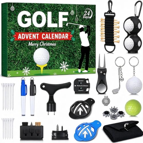 ChayWillow Golf Advent Calendar 24 Days Christmas Countdown - image 1