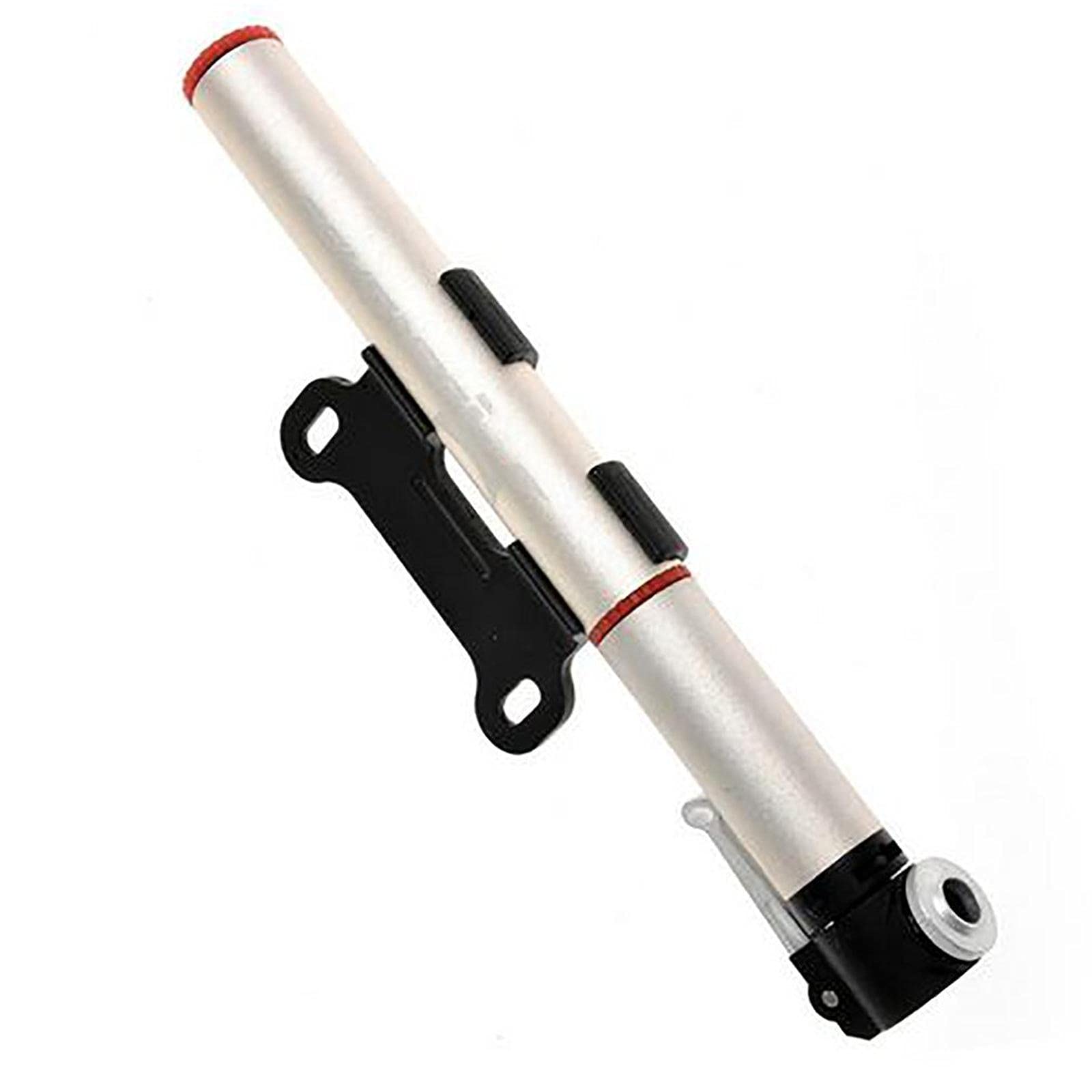 Mini pompe à pied portable en alliage d'aluminium pour pneu de vélo de route