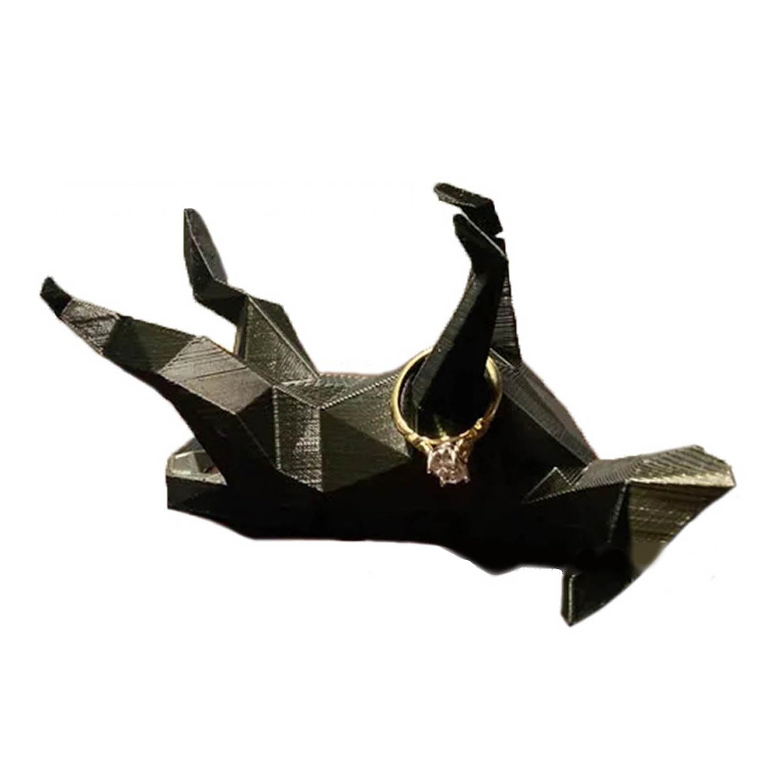 YPBEW Dog/Statue Jewelry Organizer Modern and Stylish Display Stand Portable Dog/Figurine Jewelry Holder Rack Bathroom Decor Holder