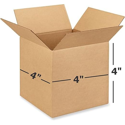 Box Brother 3 Ply Brown Packing Box 4 Inch