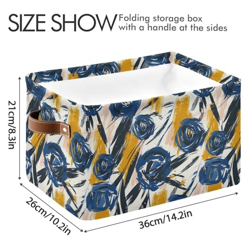 Panier de rangement pliable imperméable KLL grand bac à linge buanderie 20L - 5