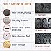 Mini-Donuts Maker, Mini-Pie and Quiche Maker, Taiyaki Maker – NEW 3 in 1 Three Slices Detachable Dessert Maker by StarBlue – White AC 110-120V 50/60Hz 700-800W