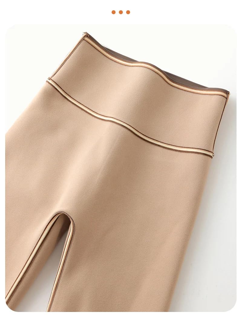 Damskie Legginsy Z Podszewką Z Polaru - Jesienne Bezszwowe Legginsy Z Polaru Z Wysokim Stanem Damskie Zimowe Ubrania Ciepłe Legginsy Seksowne, Dopasowane, Swobodne Legginsy