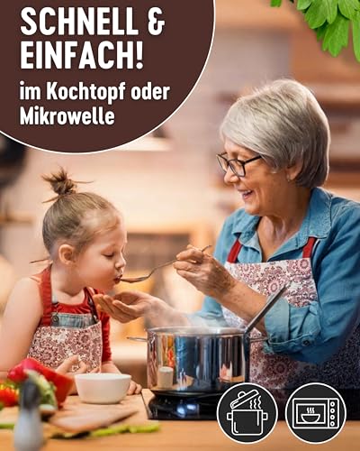 DREISTERN Gulaschsuppe 1200g I Mit Rindfleisch & Gemüse I XXL Herzhafter Eintopf in recyclebarer Konservendose I Lange Haltbarkeit dank natürlicher Konservierung I Hausmacher Qualität