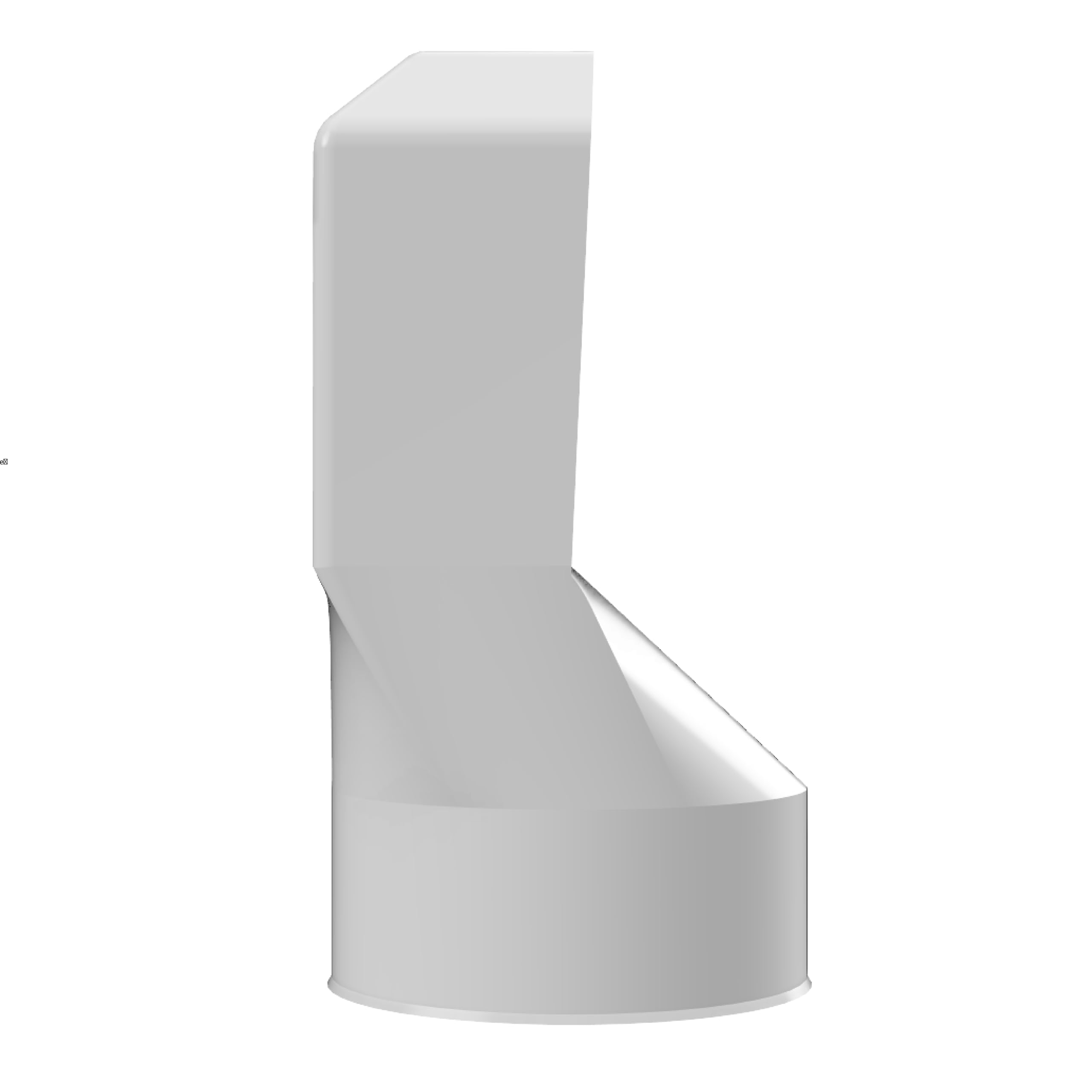 Rejilla de ventilación vacía sanitaria Ø100 mm (juego de 4) – Ventilación PVC antihumedad, antidañina, para sótano, bodega y exterior (blanco)