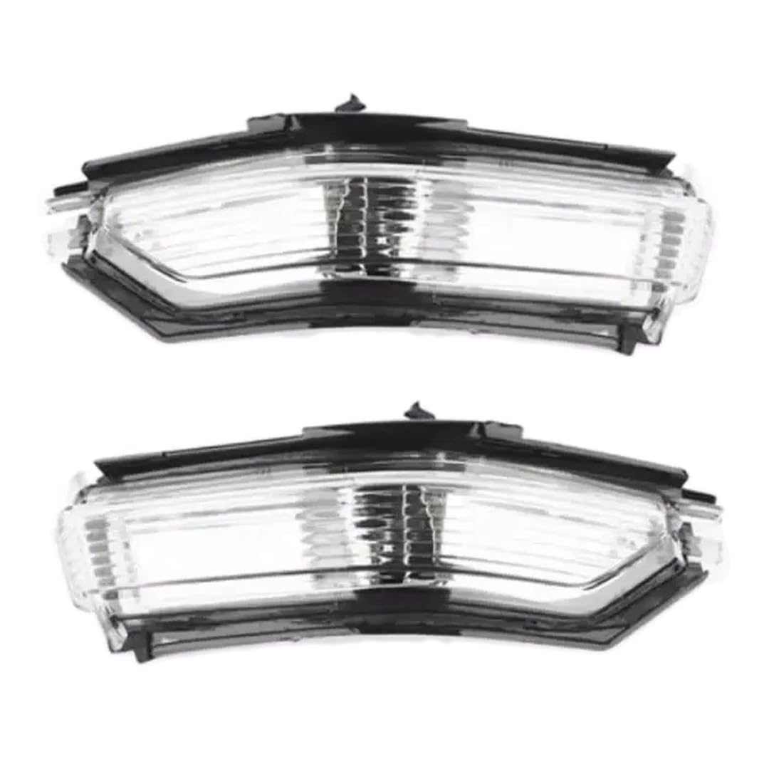 Rufutle Side Marker Lights for Ford Escort 2015-2019, Car Exterior Rear View Mirror Turn Signal Light Blinker Indicator Lamp Without Bulb