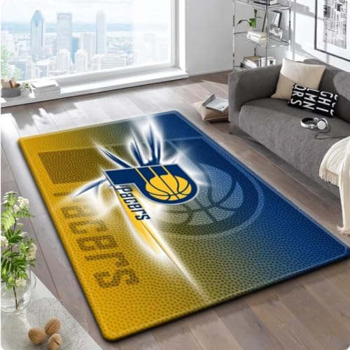 NBA Series Rugs - Basketball Area Rug für Wohnzimmer Schlafzimmer Nachttisch Fußmatte Fußabtreter...