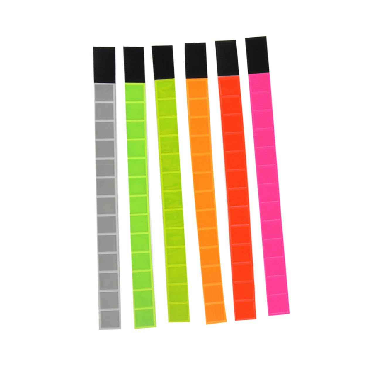 INOOMP 12 Pulseras De Visibilidad Muñequeras De Seguridad para Ciclismo Pulseras Luminosas para Correr Pulseras Reflectantes Pulseras Fluorescentes para Concierto Cinturón Equipo