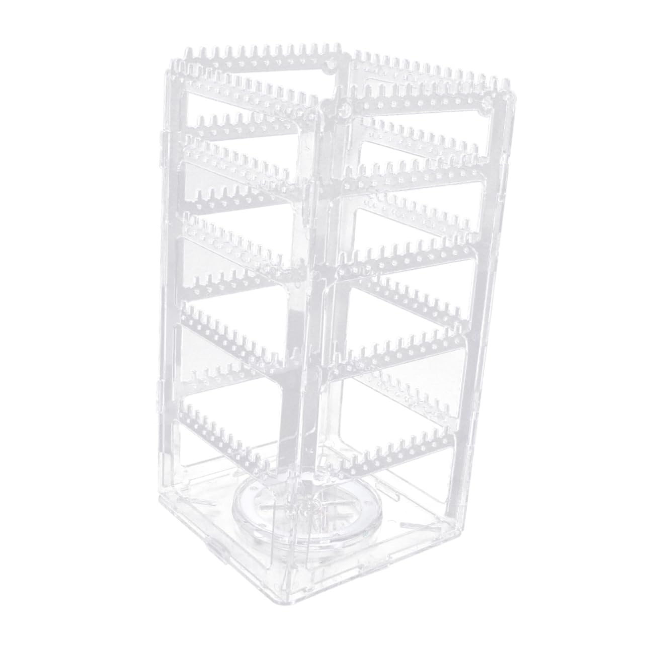 1 pz Espositore per gioielli Espositore da tavolo Espositore per piercing all'orecchio Espositore per orecchini Espositore per braccialetti Espositore girevole Espositore per orecchini per ruota
