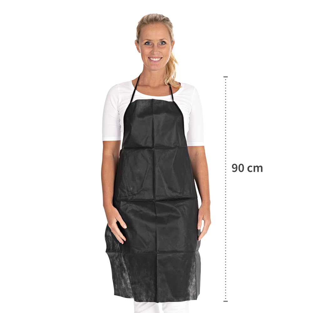 FRANZ MENSCH 100 Stück Hygostar Einwegschürzen | PP, weiß, L: 90cm, B: 70cm, Karton, Einwegschürzen,Einwegschürzen, Einmalschürzen