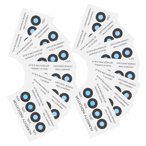 Tarjetas indicadoras de humedad 10%-40% papel absorbente para control de humedad en joyería