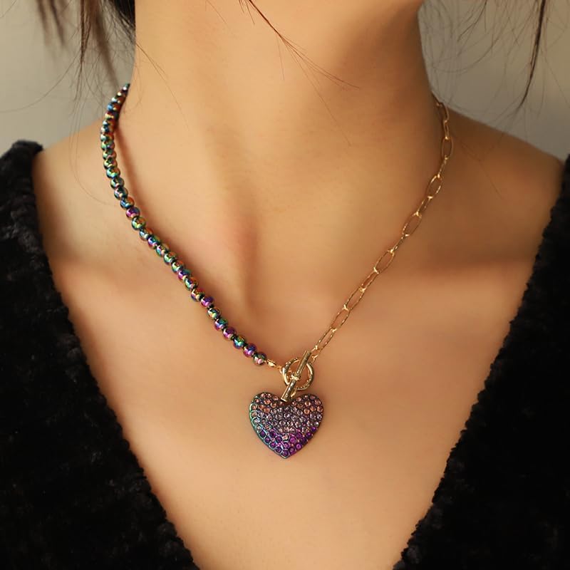 Heart Pendant Necklace for Women, Woman Jewelry Gift, Birthday Party Favors - Image 6